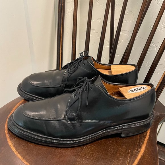 Allen Edmonds Brentwood Men’s Dress Shoes Black Leather Split Toe Derby SIZE 9 D main image 9